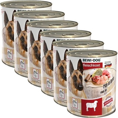 Bewi Dog Bohaté na jahňacie 6 x 800 g