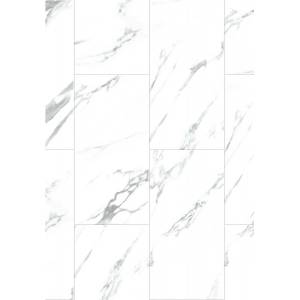 Mexen Glacier White винилови панели 610 x 305 мм SPC 6, 5 мм, IXPE 1, 5 мм, 4 V-Фуга, Jazz White (F1151-0610-305-505-4V1-90)