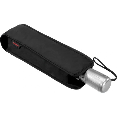 SAMSONITE Чадър Samsonite Alu Drop 3 Sections Auto Open umbrella - Silver (Black)