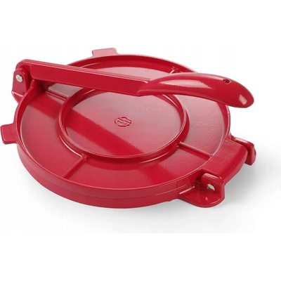 Ruční lis na tortillu 250mm červený Hendi 513033