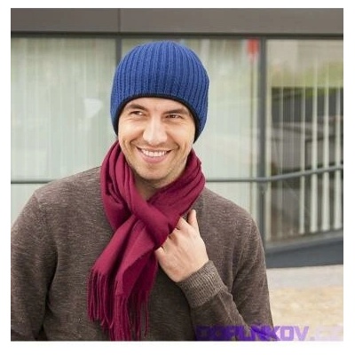 Karpet pánská pletená čepice šedý melír