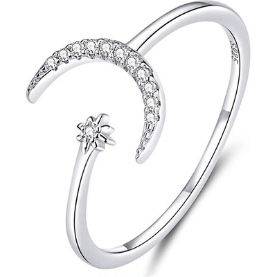 P&J Jewellery stříbrný prsten Měsíční svit SRUNI17