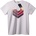 NOONEBRAND Тениска Геометричен Планински Връх - 7XL, White