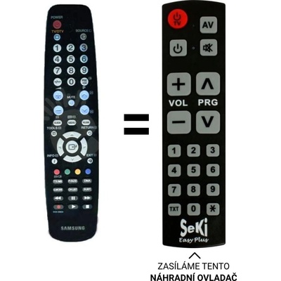 Dálkový ovladač Senior Samsung LE32A656A1FXXH