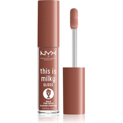 NYX Cosmetics This is Milky Gloss Milkshakes хидратиращ блясък за устни парфюмиран цвят 20 Milk The Coco 4ml