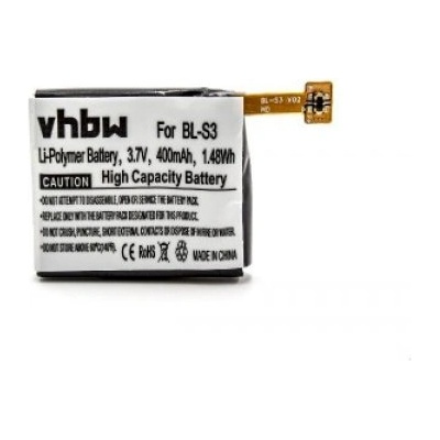 VHBW Батерия за LG Watch R W110 / Watch R W150, 400 mAh (800116145)