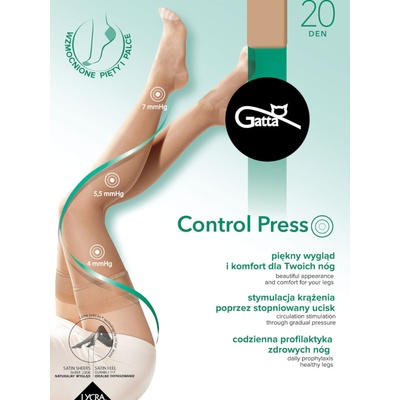 Gatta Чорапи Poczochy-Control-Press-P-01-NeroV-63846-Nero - Черен, размер 1/2