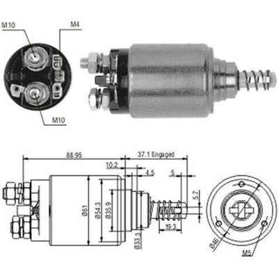 Elektromagnetický spínač, startér MAGNETI MARELLI 940113050187