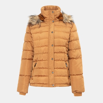 I Saw It First Анорак I Saw It First Women's ISIF Detachable Hood Fur Trim Sherpa Lined Parka - Yellow