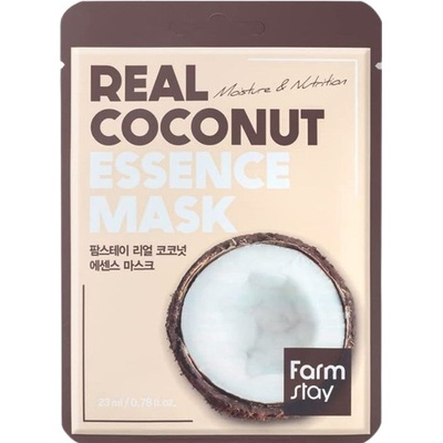 FarmStay Real Essence Лист маска за лице Coconut, 23 ml