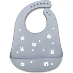 Lorelli Силиконов лигавник с джоб Lorelli - Natural, Grey (10230670003) - baby