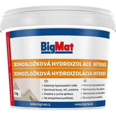 BigMat Hydroizolace jednosložková interiér 5 kg