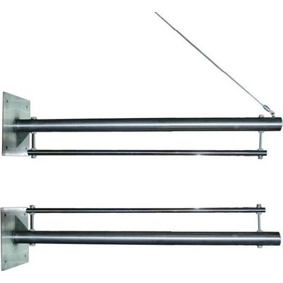 Fasádní držák bannerů - nerez - 90 cm