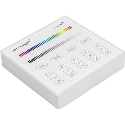 RF nástěnný ovladač Mi-LIGHT MLB3 pro RGB/RGBW pásky - na baterie – Zbozi.Blesk.cz
