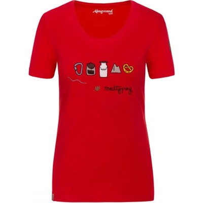 Almgwand Dámské tričko FISCHUNKELALM červená
