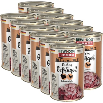 Bewi Dog консерви - Птици, 12 x 400г