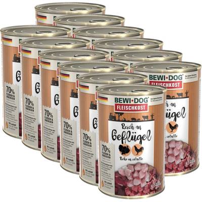 Bewi Dog консерви - Птици, 12 x 400г