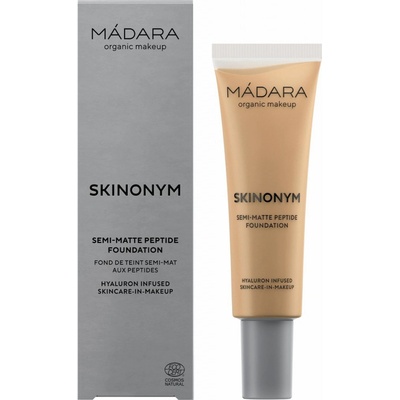 Mádara Skinonym Semi-Matte Peptide dlouhotrvající make-up s peptidy Golden Sand 50 30 ml
