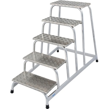 KRAUSE Алуминиева монтажна степенка с 5 стъпала Krause Stabilo, 1x5 (10805058) (10805058)