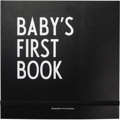 Design Letters Книга за спомени на чернокожи деца Baby's First Book - Design Letters (20202400BLACK)
