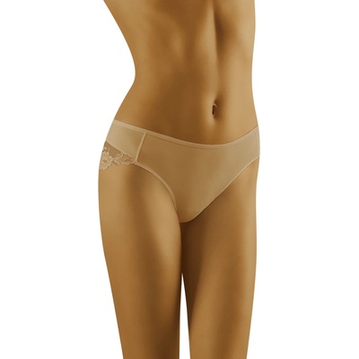 Wol-Bar Бикини Figi-Aria-Beowe-BeowyV-46582-Beżowy - Черен, размер L