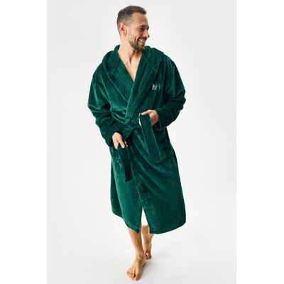 MEN-A Топлещ халат Louie дълъг с качулка (MATXFR005_zup)