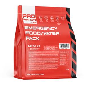 Adventure Menu Emergency food/water pack, Menu II Цвят: червен