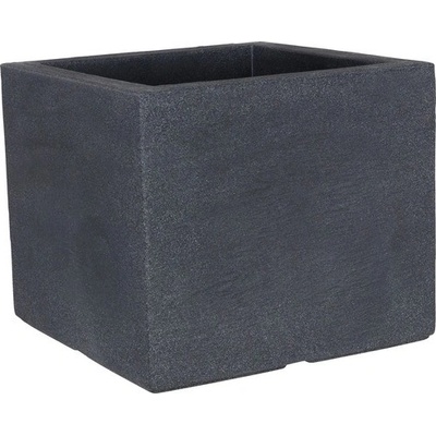 Květináč Geli Kubus plastový 40 x 40 x 32,5 cm antracit