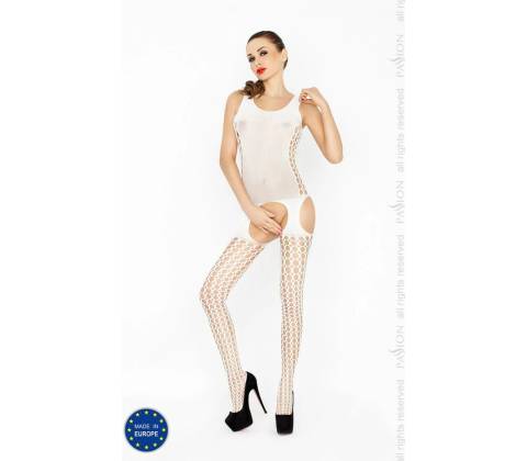 Bodystocking BS029 white biela