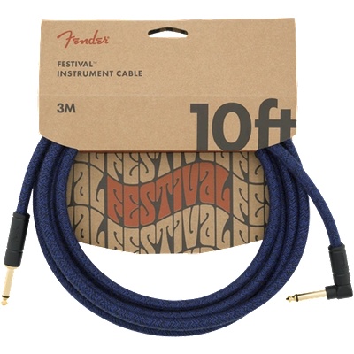 Fender Festival Hemp cable A/S 3m Blue dream
