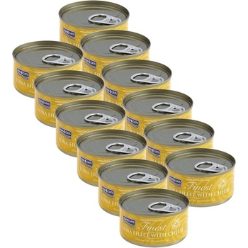Fish4Dogs Fish4cats Най-добра риба тон и сирене 12 x 70 г