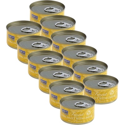 Fish4Dogs Fish4cats Най-добра риба тон и сирене 12 x 70 г