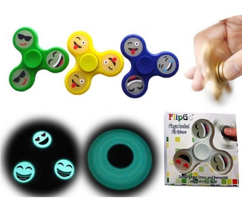Fidget spinner Svítící MODRÝ