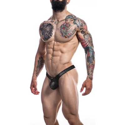 Cut4Men Pouch Enhancing Thong Black Leopard – Zboží Mobilmania