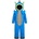 WeeDo Детска грейка WeeDo Kid's Rhino Schneeanzug Overall - French Blue / Reflective Silver (702-4935-0114)