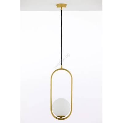 JUPITER 2042 - Пендел IGON 1xE14/40W/230V златист (10702042)