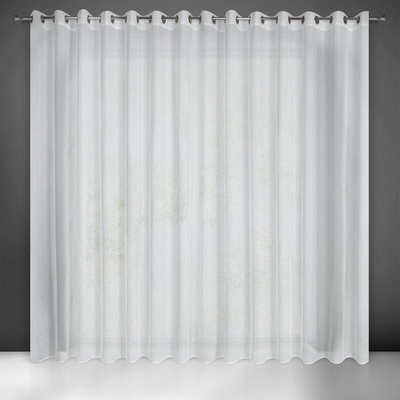 Takoy Záclona v eko stylu z hladkého poloprůhledného etamínu 300 x 250 cm-HF-383704 | 300 x 250 cm