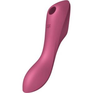 Satisfyer Троен клитор стимулатор бордо Satisfyer Curvy Trinity 3