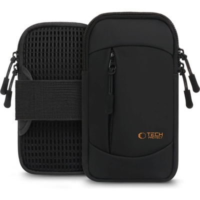 Tech-Protect m6 universal sport armband black/orange (5906302330799)
