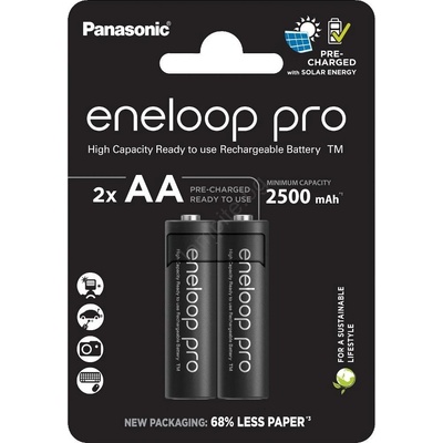 Panasonic - 2 бр. Акумулаторна батерия AA Eneloop Pro 2500 mAh (FT1048)