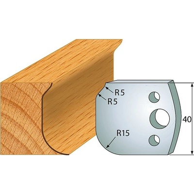 IGM profil 060 - pár nožů 40x4mm SP