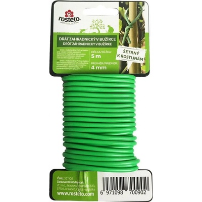 Drôt záhradnícky v bužírke Soft Rosteto - 4 mm x 5 m