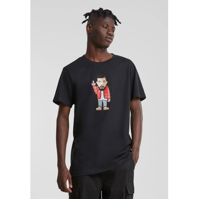 Mister Tee Тениска Kanada Sketch Tee black XXLUB-MT2628-00007 - Тъмносив, размер XS