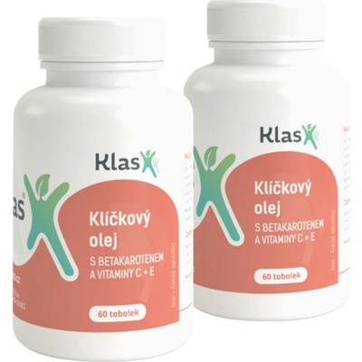 Klas Kľúčový olej 2x 60 tabliet