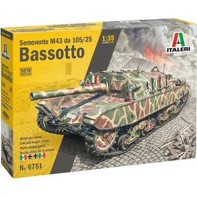 Italeri Semovente M43 da 105/25 Bassoto 1:35
