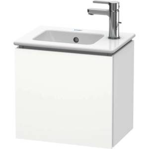 Duravit L-Cube - Шкафче за умивалник 40x42x29 см, панти отляво, матово бяло LC6272L1818 (LC6272L1818)