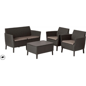 ALLIBERT SALEMO SET hnedá/hnedosivá