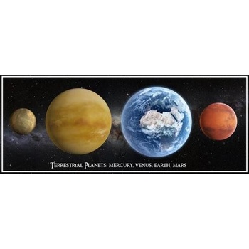 (C) 3D panoráma Terrestrial Planets