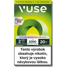 Vuse Go Reload GREEN APPLE POD 20 mg 1000 poťahov 1 ks