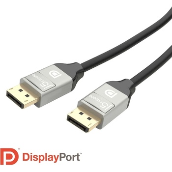 j5create Кабел j5create JDC42-2N, от DisplayPort(м) към DisplayPort(м), 1.8m, 4К@60Hz, черен (JDC42-2N)